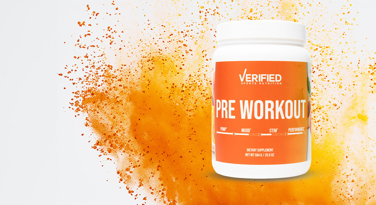 Verified Sports Nutrition Homepage Banner - Pre Workout  